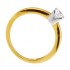 Solitaire 2 Ors Diamants 0.35 carat(s)