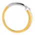 Solitaire 2 Ors Diamants 0.10 Ct
