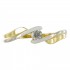 Solitaire 2 ors Oxyde de zirconium.