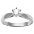 Solitaire Or blanc Diamant 0.14 carat(s)