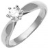 Solitaire Or blanc Diamant 0.10 carat(s)