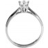 Solitaire Or blanc Diamant 0.10 carat(s)