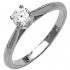 Solitaire Or blanc Diamant 0.45 carat(s)